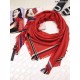 Replica Louis Vuitton  Red Double Stripes Square MP1703