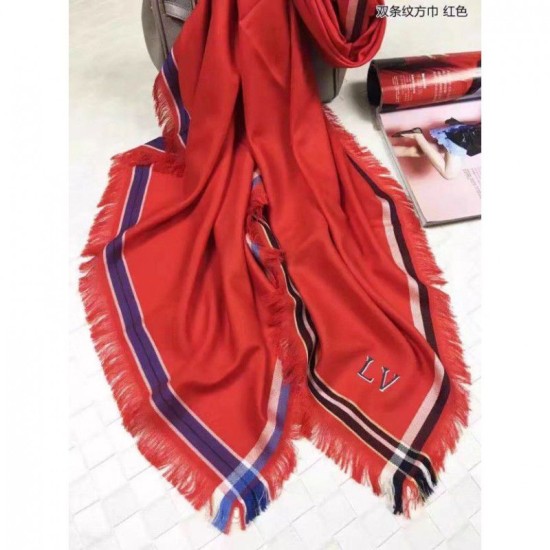 Replica Louis Vuitton  Red Double Stripes Square MP1703