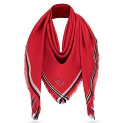 Replica Louis Vuitton  Red Double Stripes Square MP1703