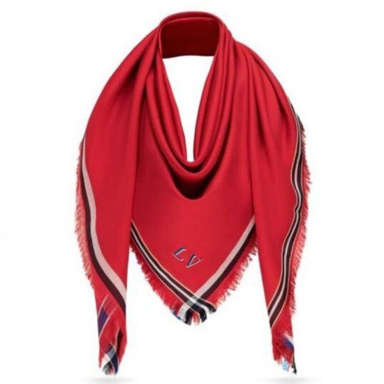 Replica Louis Vuitton  Red Double Stripes Square MP1703