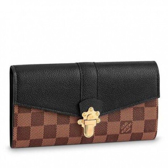 Replica Louis Vuitton Clapton Wallet Damier Ebene N64449 Replica Louis Vuitton Clapton Wallet Damier Ebene N64449