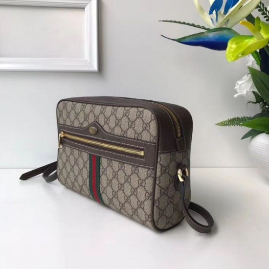 Fake Gucci Ophidia GG Supreme Small Shoulder Bag 517080 Brown Replica Replica Gucci Ophidia GG Supreme Small Shoulder Bag 517080 Brown