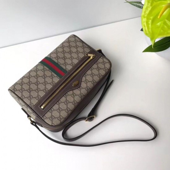 Fake Gucci Ophidia GG Supreme Small Shoulder Bag 517080 Brown Replica Replica Gucci Ophidia GG Supreme Small Shoulder Bag 517080 Brown