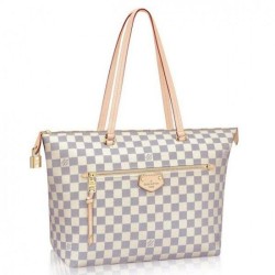Fake Louis Vuitton Iena MM Bag Damier Azur N44040 Replica