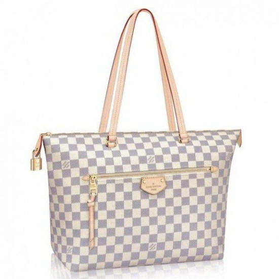 Fake Louis Vuitton Iena MM Bag Damier Azur N44040 Replica