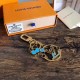 Replica Louis Vuitton Monogram Delight Bag Charm and Key Holder M67287