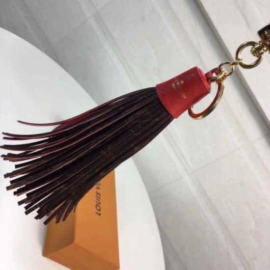 Fake Louis Vuitton Red Tassel Bag Charm M78616 Replica