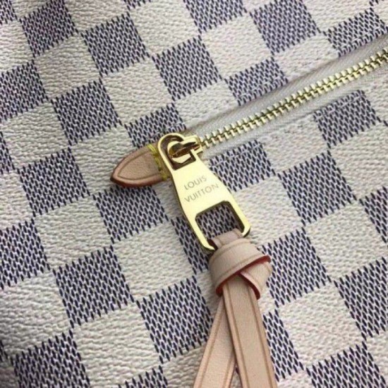Fake Louis Vuitton Iena MM Bag Damier Azur N44040 Replica