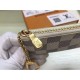 Fake Louis Vuitton Key Pouch Damier Azur N62659 Replica