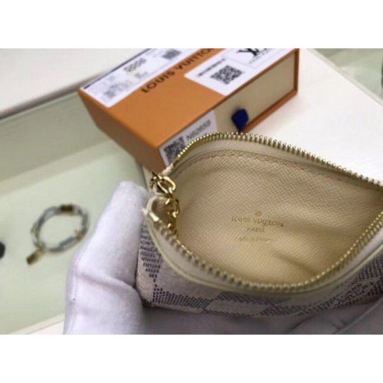 Fake Louis Vuitton Key Pouch Damier Azur N62659 Replica