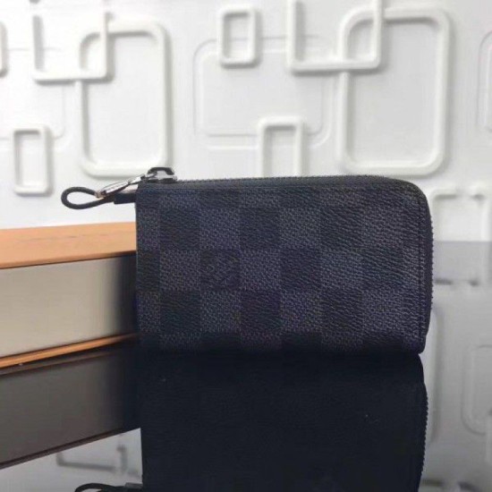 Replica Louis Vuitton Car Key Case Damier Graphite N64410