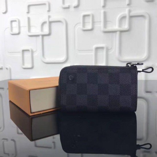 Replica Louis Vuitton Car Key Case Damier Graphite N64410