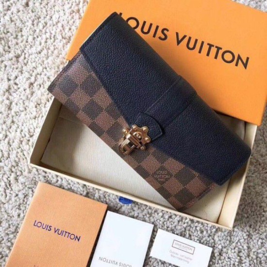 Replica Louis Vuitton Clapton Wallet Damier Ebene N64449 Replica Louis Vuitton Clapton Wallet Damier Ebene N64449