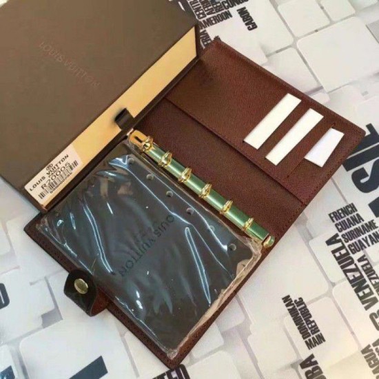 Replica Louis Vuitton Small Ring Agenda Cover Monogram Canvas R20005