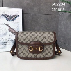 Fake Gucci 1955 Horsebit Small Shoulder Bag 602204 Coffee Replica