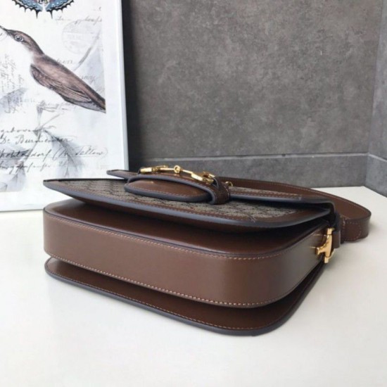 Fake Gucci 1955 Horsebit Small Shoulder Bag 602204 Coffee Replica Fake Gucci 1955 Horsebit Small Shoulder Bag 602204 Coffee Replica