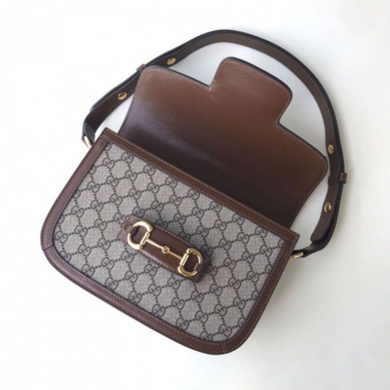 Fake Gucci 1955 Horsebit Small Shoulder Bag 602204 Coffee Replica Fake Gucci 1955 Horsebit Small Shoulder Bag 602204 Coffee Replica