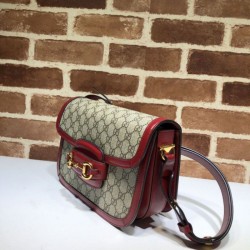 Replica Gucci 1955 Horsebit Small Shoulder Bag 602204 Red