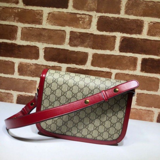 Fake Gucci 1955 Horsebit Small Shoulder Bag 602204 Red Replica Replica Gucci 1955 Horsebit Small Shoulder Bag 602204 Red