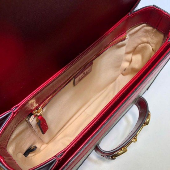 Fake Gucci 1955 Horsebit Small Shoulder Bag 602204 Red Replica Replica Gucci 1955 Horsebit Small Shoulder Bag 602204 Red