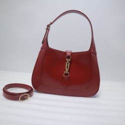 Fake Gucci Jackie 1961 Small  Hobo Bag 636709 Red Replica