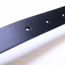 Replica Christian Dior Saddle Calfskin Belt Black