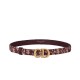 Replica Christian Dior Saddle Dior Oblique Belt Red