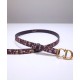 Replica Christian Dior Saddle Dior Oblique Belt Red