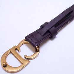 Replica Christian Dior Saddle Dior Oblique Belt Red