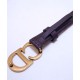 Replica Christian Dior Saddle Dior Oblique Belt Red