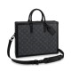Fake Louis Vuitton Soft Trunk Briefcase M44952 Black Replica