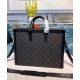 Fake Louis Vuitton Soft Trunk Briefcase M44952 Black Replica