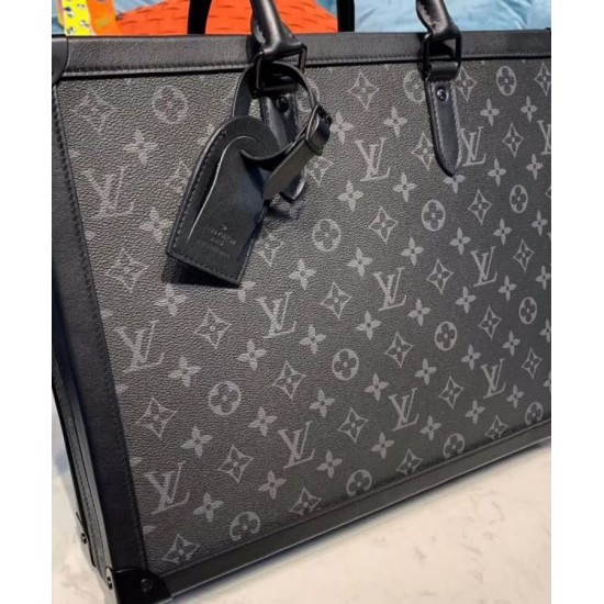 Fake Louis Vuitton Soft Trunk Briefcase M44952 Black Replica