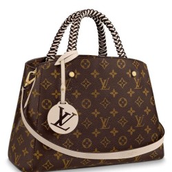 Replica Louis Vuitton Montaigne MM M45310 Brown