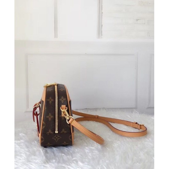 Fake Louis Vuitton Deauville Mini Bag M45528 Brown Replica