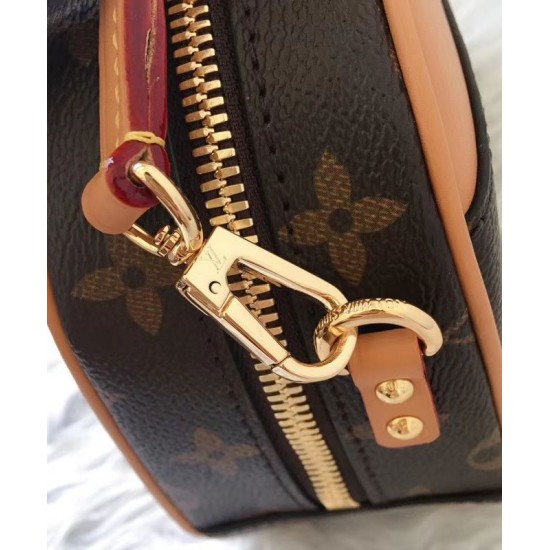 Fake Louis Vuitton Deauville Mini Bag M45528 Brown Replica