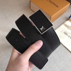 Replica Louis Vuitton Metropole 35MM Belt Taiga Leather M0002S