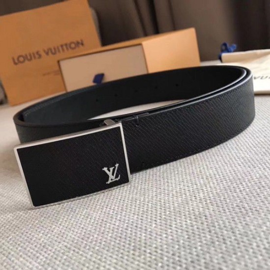 Replica Louis Vuitton Metropole 35MM Belt Taiga Leather M0002S