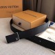 Replica Louis Vuitton Metropole 35MM Belt Taiga Leather M0002S