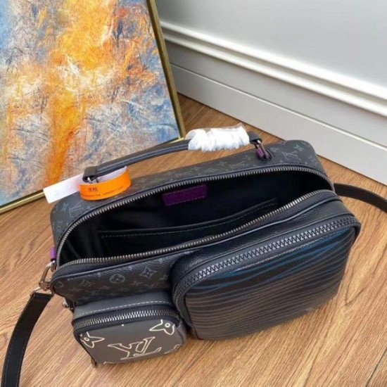Replica Louis Vuitton Messenger Multipocket Monogram Eclipse M45457