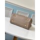 Replica Louis Vuitton Montaigne BB Bag In Tourterelle Gray Leather M45489