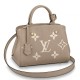 Replica Louis Vuitton Montaigne BB Bag In Tourterelle Gray Leather M45489