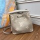 Replica Louis Vuitton NeoNoe MM Bag In Tourterelle Gray Leather M45555