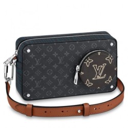 Fake Louis Vuitton Volga On Strap Monogram Eclipse M69688 Replica