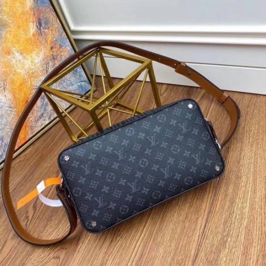 Fake Louis Vuitton Volga On Strap Monogram Eclipse M69688 Replica