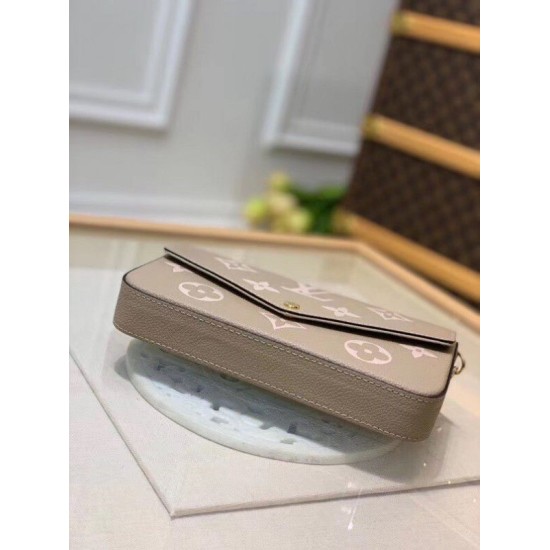 Fake Louis Vuitton Felicie Pochette Monogram Empreinte M69977 Replica