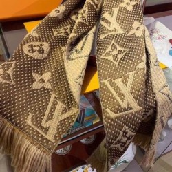 Replica Louis Vuitton Monogram Giant Jungle Logomania Scarf M75884