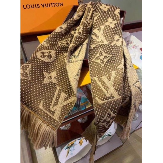 Replica Louis Vuitton Monogram Giant Jungle Logomania Scarf M75884