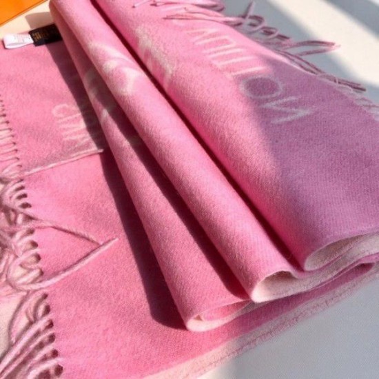 Replica Louis Vuitton Pink Reykjavik Scarf M76066