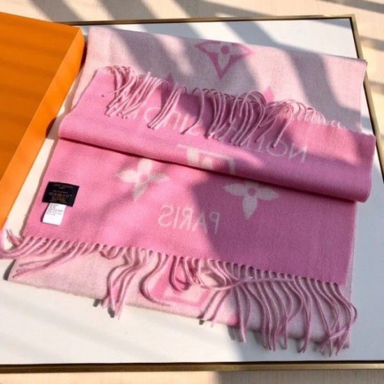 Replica Louis Vuitton Pink Reykjavik Scarf M76066